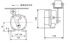 速度開關(guān)，測(cè)速傳感器XSAV11801（低速型）高低速速度開關(guān)